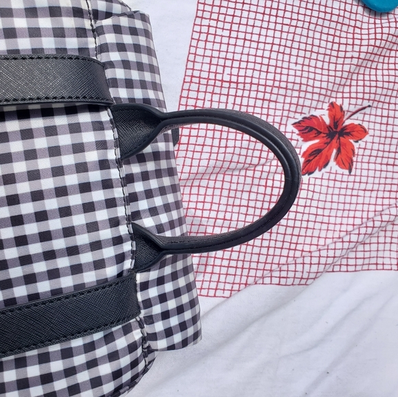 Karl Lagerfeld Mini Style Checkered Backpack purse - Picture 6 of 10